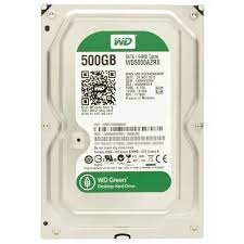 هارد دیسک اینترنال وسترن دیجیتال سبز ظرفیت 500 گیگ 12 ماه گارانتی شرکتی