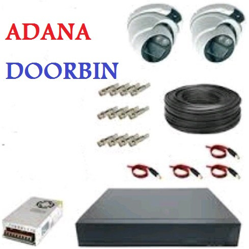 دوربین مداربسته پک 2دوربین SAMVISON برد 2083 FULHAN دارای هارد ذخیره و 20متر کابل