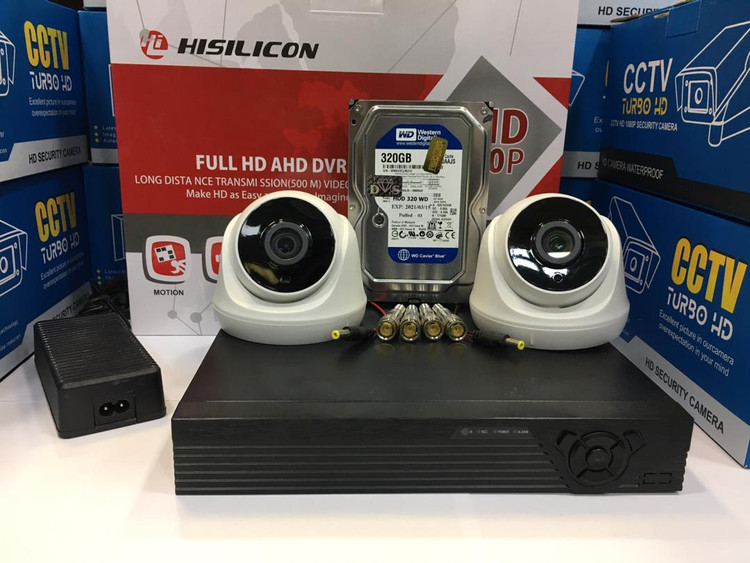 پک اقتصادی دوربین مداربسته کیفیت HD کامل آماده نصب/داری هارد 500گیگ و کابل/دارای گروه نصب در تهران
